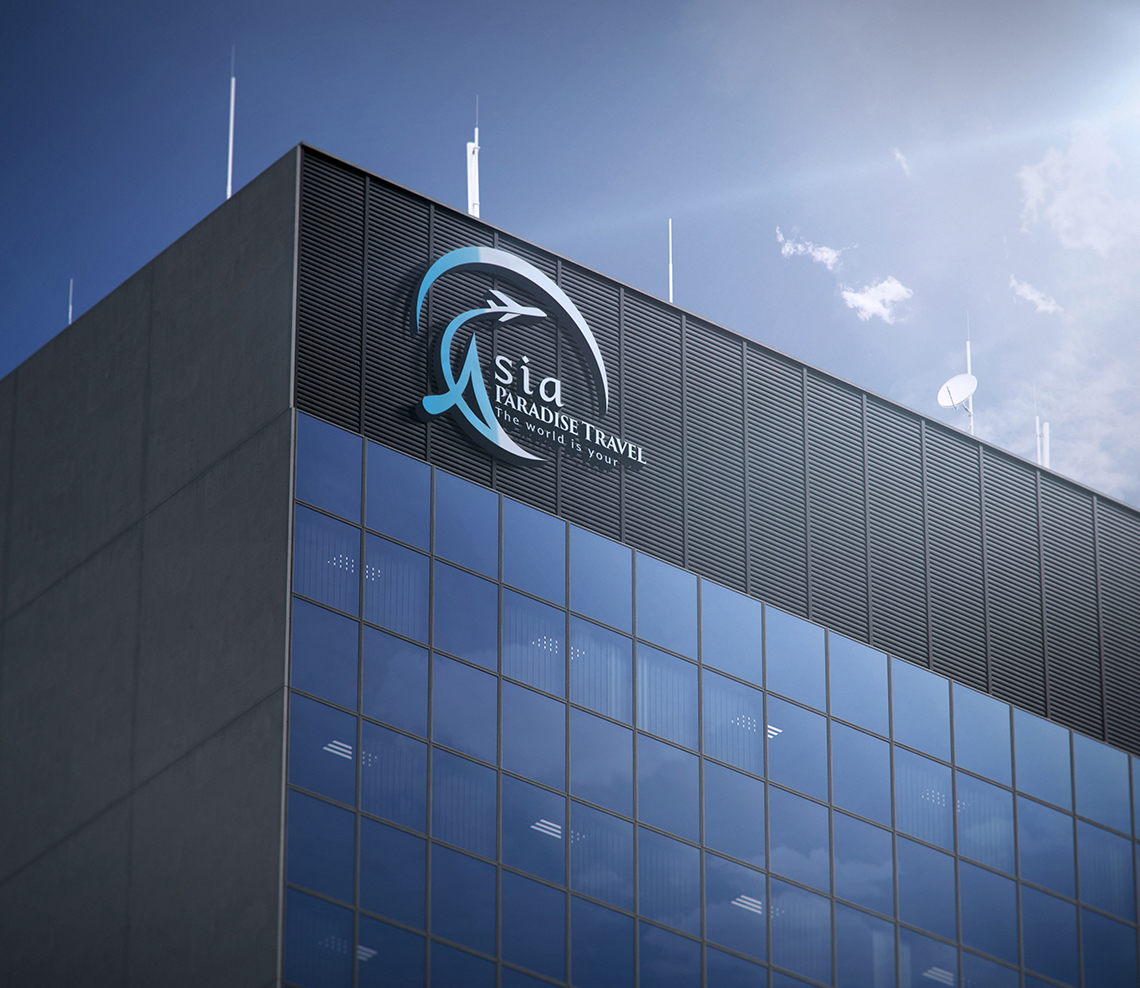 Asia Travel - Thiết kế logo thương hiệu du lịch Asia Travel